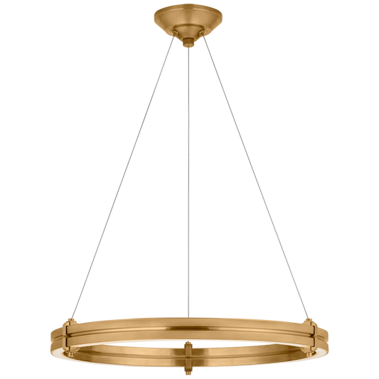 Paxton Chandelier 24" Brass 