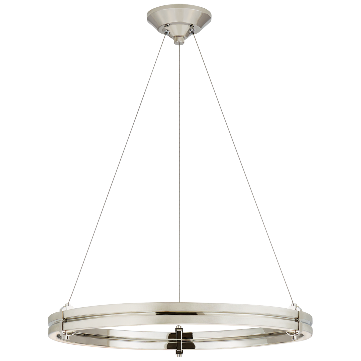 Paxton Chandelier 24" Nickel 