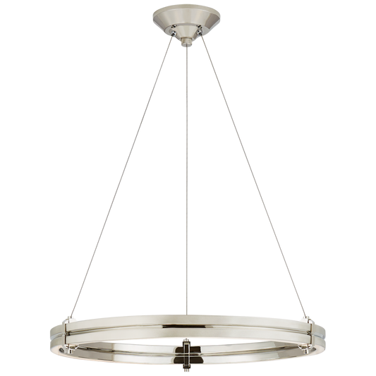 Paxton Chandelier 24" Nickel 