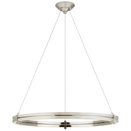 Paxton Chandelier 32" Nickel 