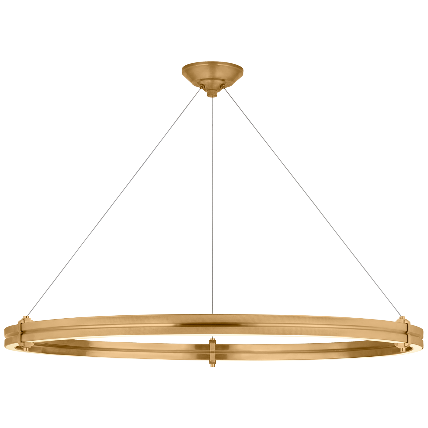 Paxton Chandelier 40" Brass 