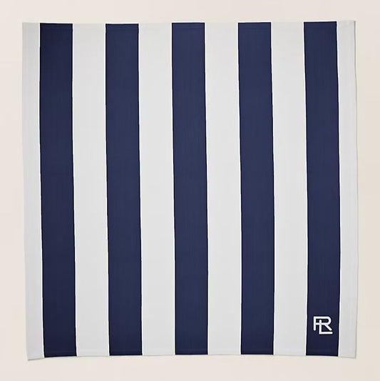 Serviette de plage Henley Bleu Marine