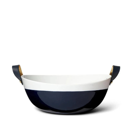 Wyatt porcelain salad bowl Navy
