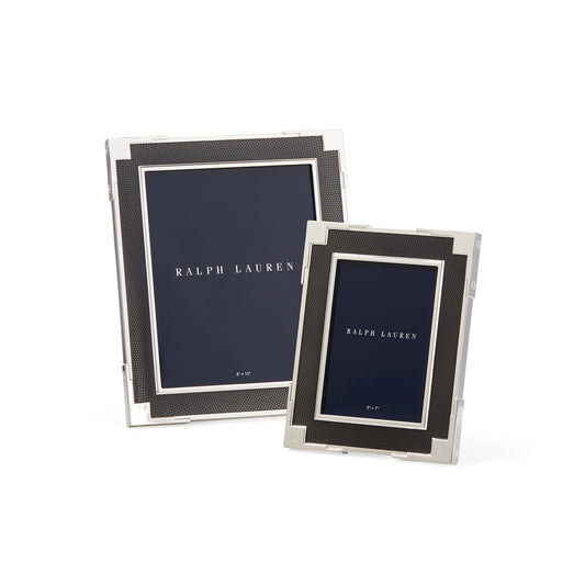 Grafton Silver/Black Photo Frame 