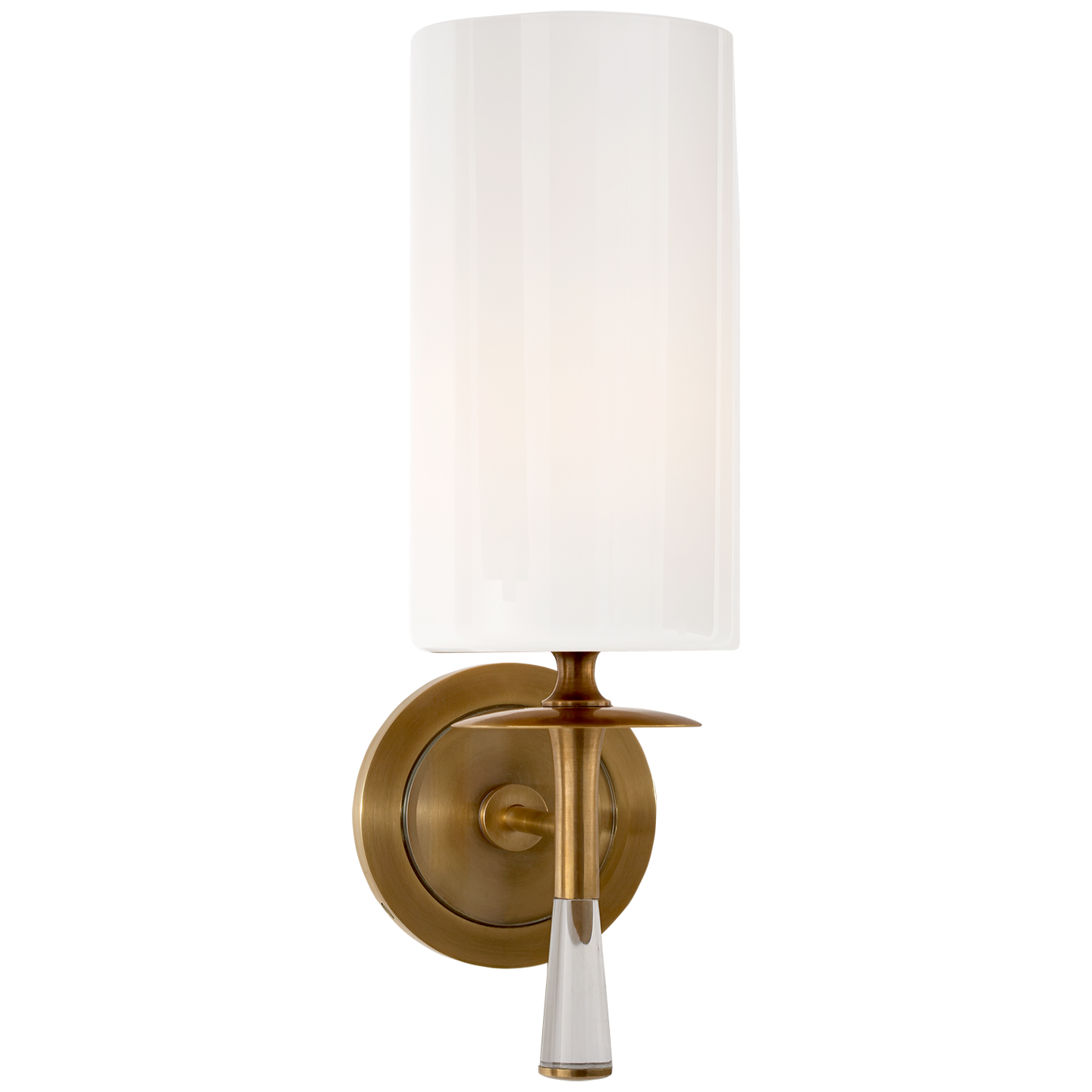 Drunmore Single Brass Wall Lamp