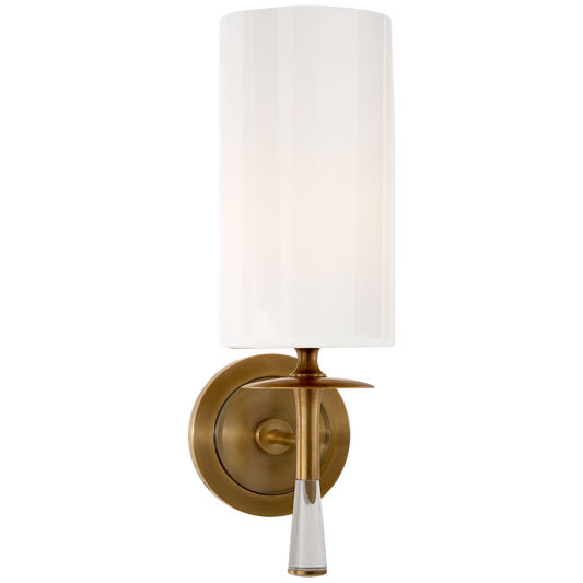 Drunmore Single Brass Wall Lamp