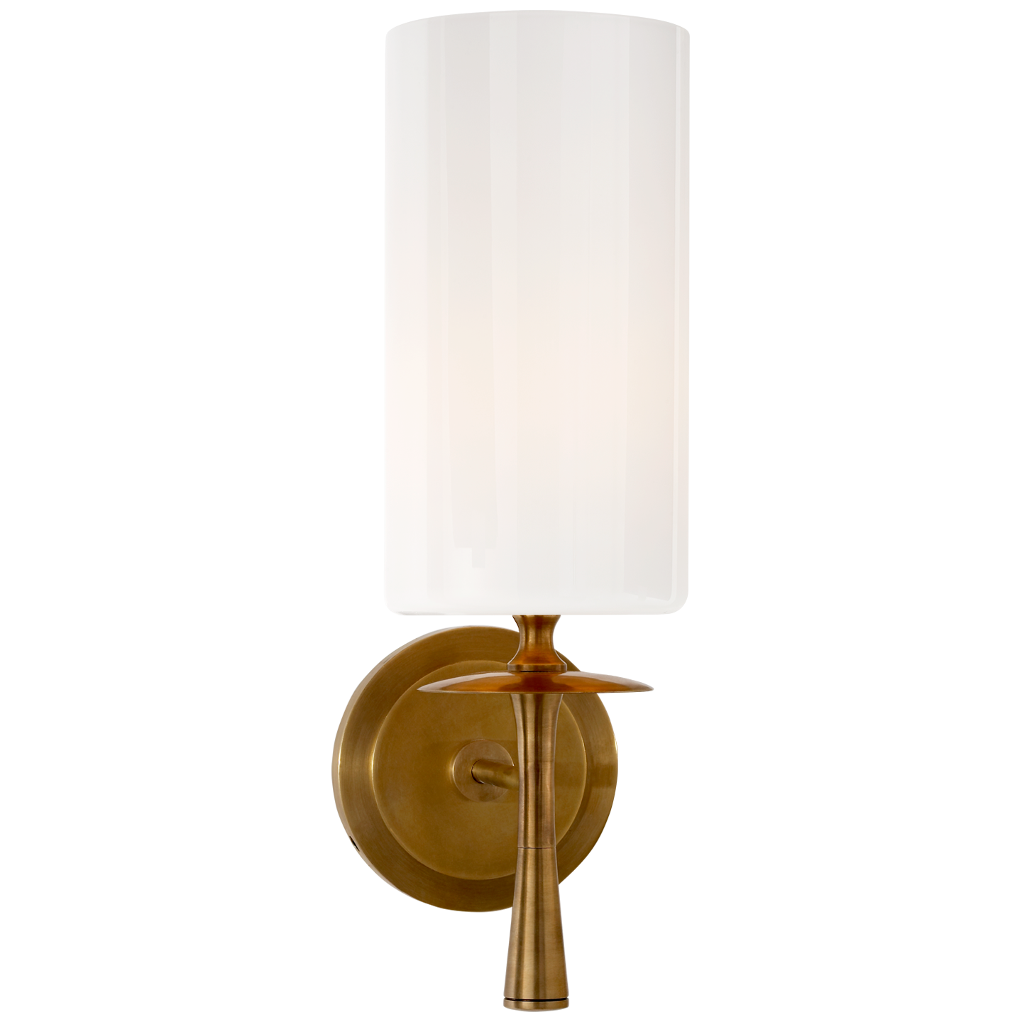 Drunmore Single Brass Wall Lamp