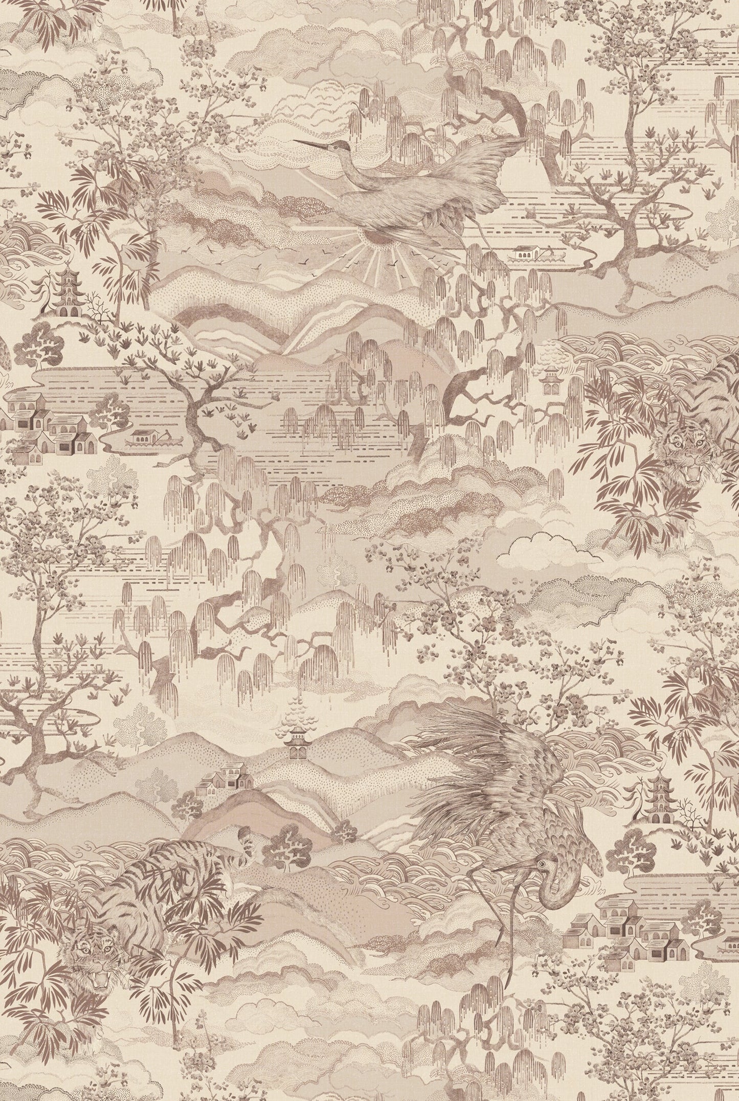 Papier Peint DREAM CATCHER Taupe Blush