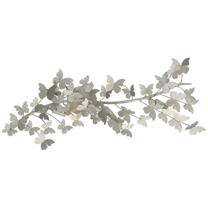 Applique Farfalle Large Feuille d'Argent Patinée