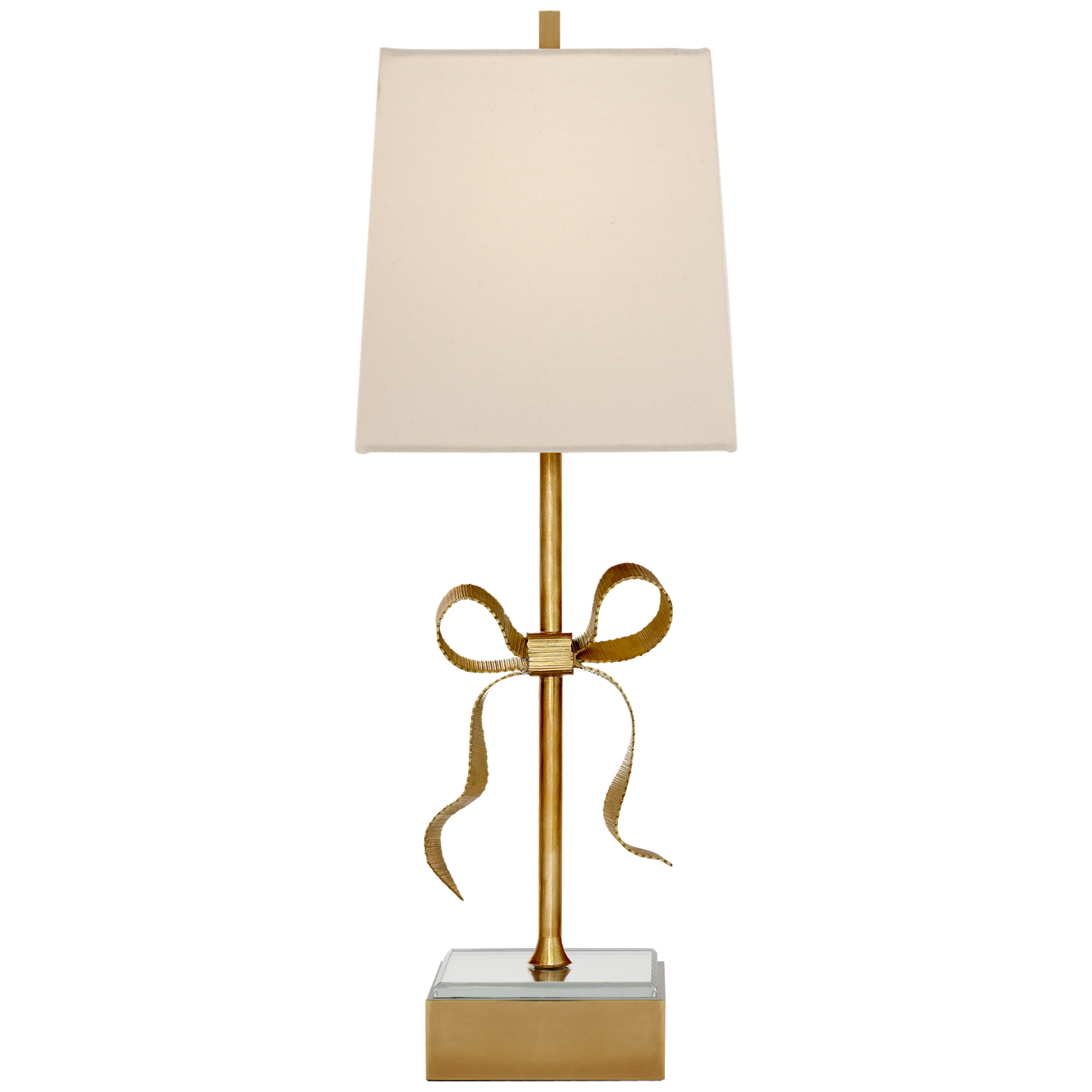 Ellery Gros-Grain Brass Table Lamp
