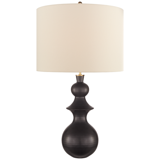 Lampe de table Saxon Large Noire Métallique