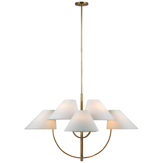 Chandelier Kinsley Large Two-Tier Laiton