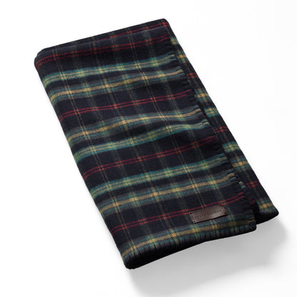 Plaid Cable Cotton Charcoal