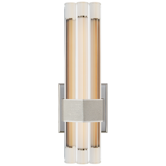 Fascio 18'' Asymmetrical Nickel Wall Lamp