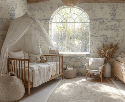 Papier Peint LYONS DEN Baby Blue