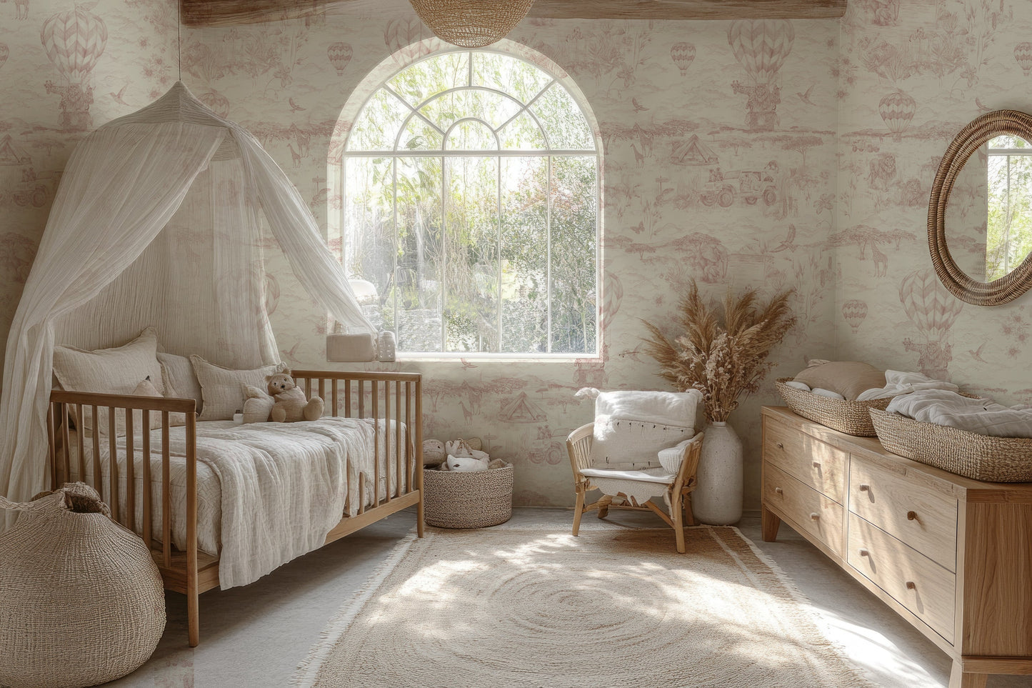 Papier Peint LYONS DEN Baby Pink