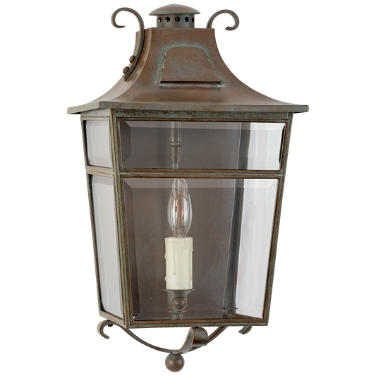 Carrington Small Lantern Wall Lamp