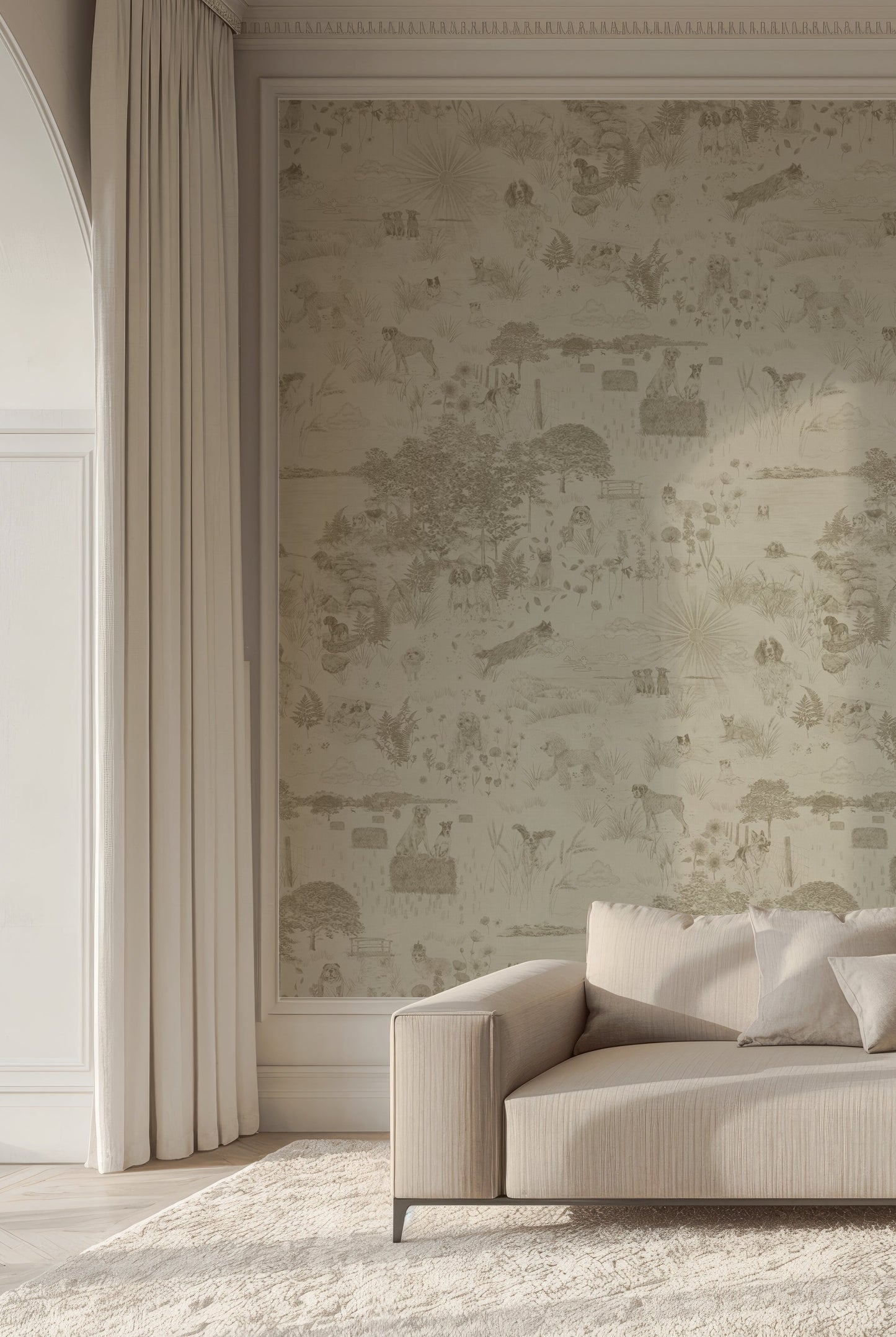 Papier Peint DOG TALES Egyptian Cotton