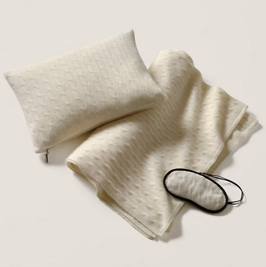 Cable Cashmere gray travel set