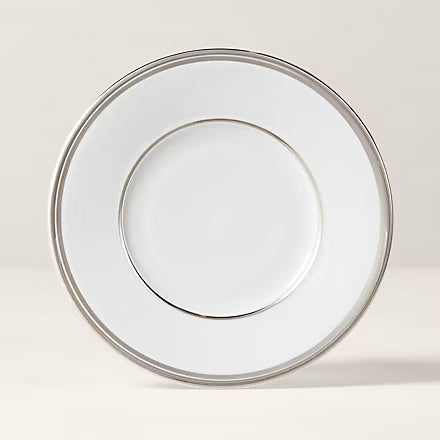 Assiette à pain et beurre Wilshire Platine Argenté