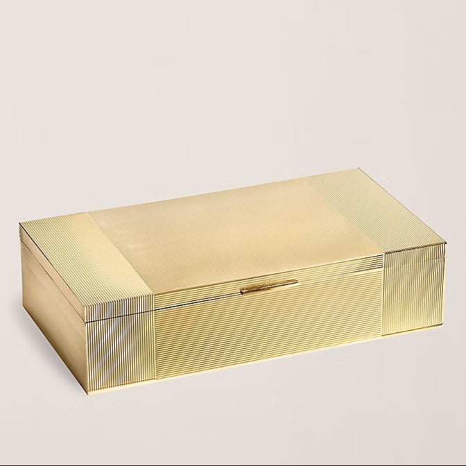 Boîte Luke laiton plaqué