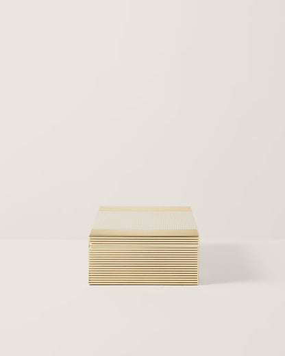 Boîte Luke laiton plaqué Medium