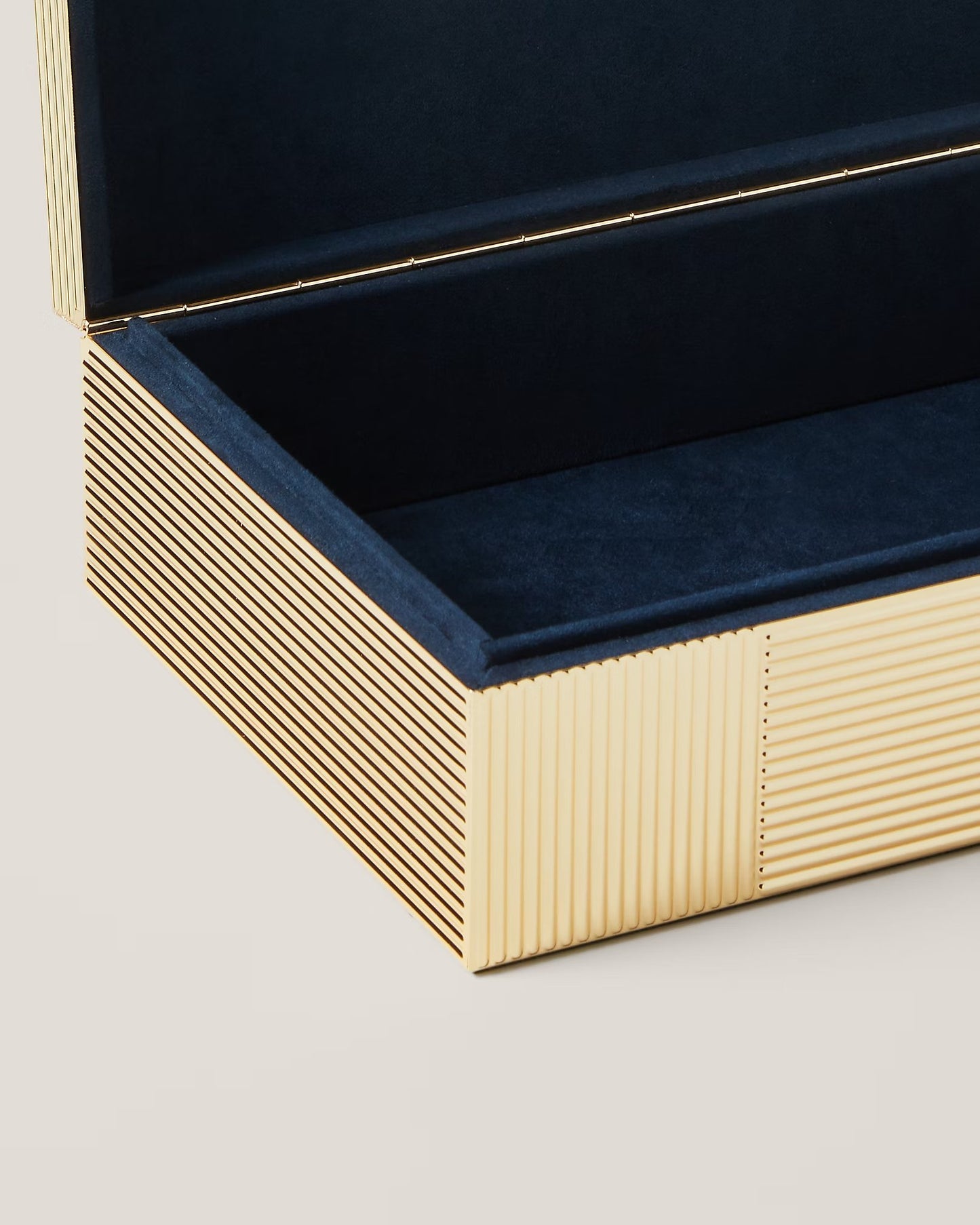 Boîte Luke laiton plaqué Medium