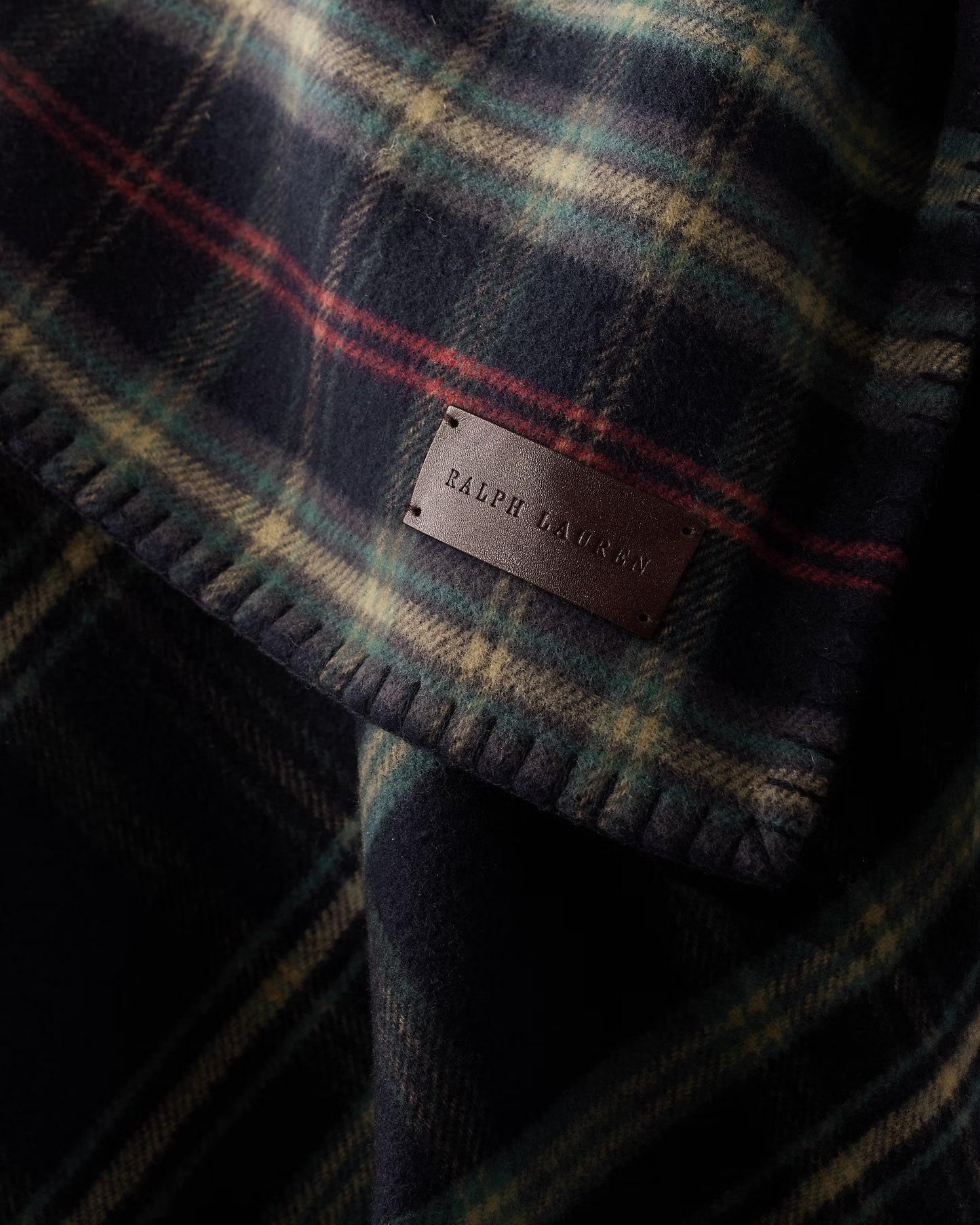 Plaid Cable Cotton Charcoal