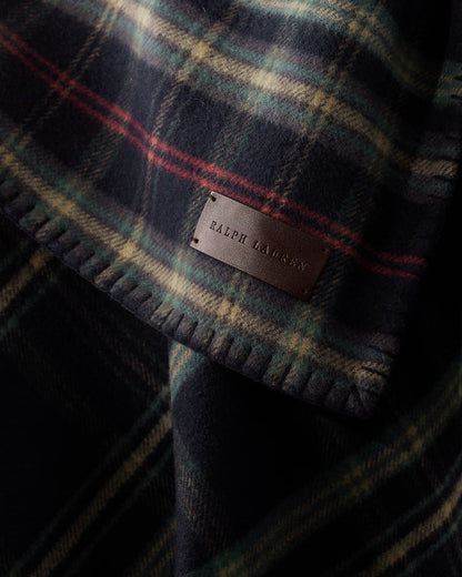 Plaid Cable Cotton Charcoal