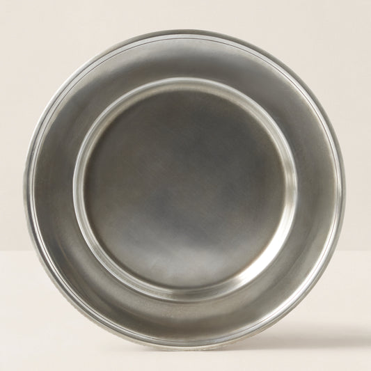 Assiette de présentation Winslow étain Ralph Lauren Home
