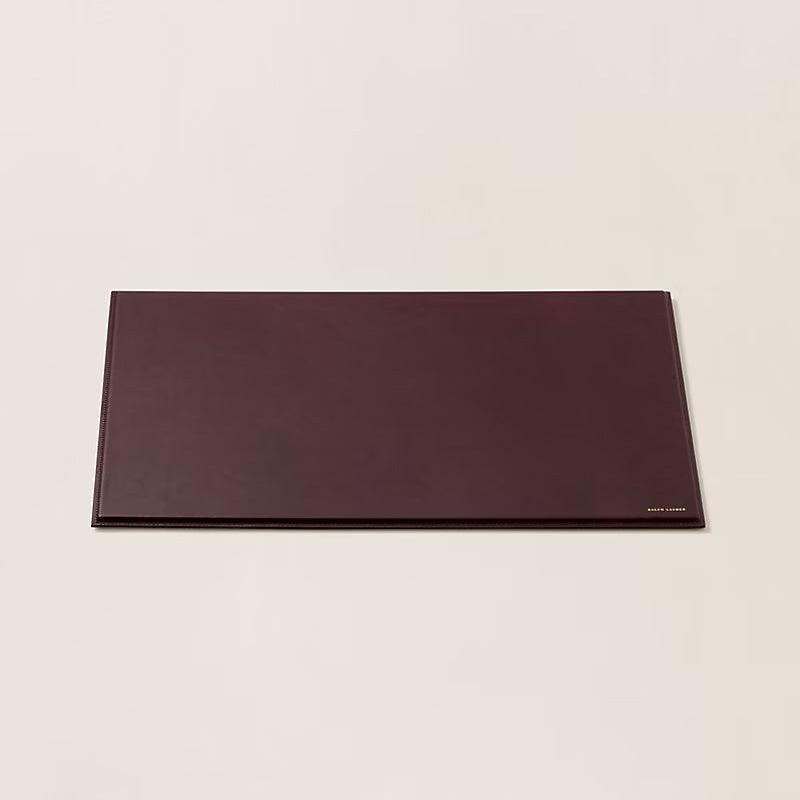 Petit sous-main Brennan cuir Burgundy