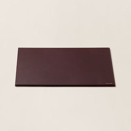 Petit sous-main Brennan cuir Burgundy