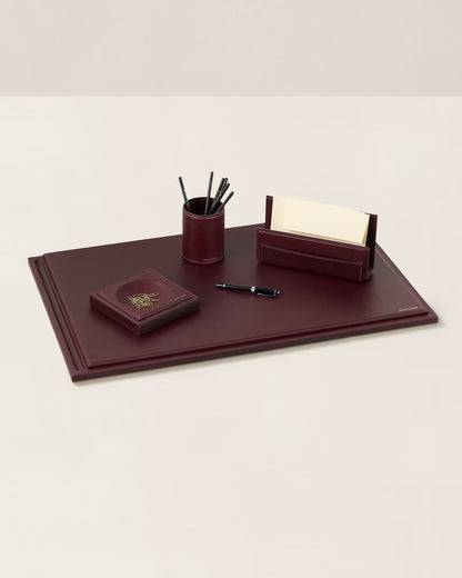 Pot à crayons Brennan Cuir Burgundy