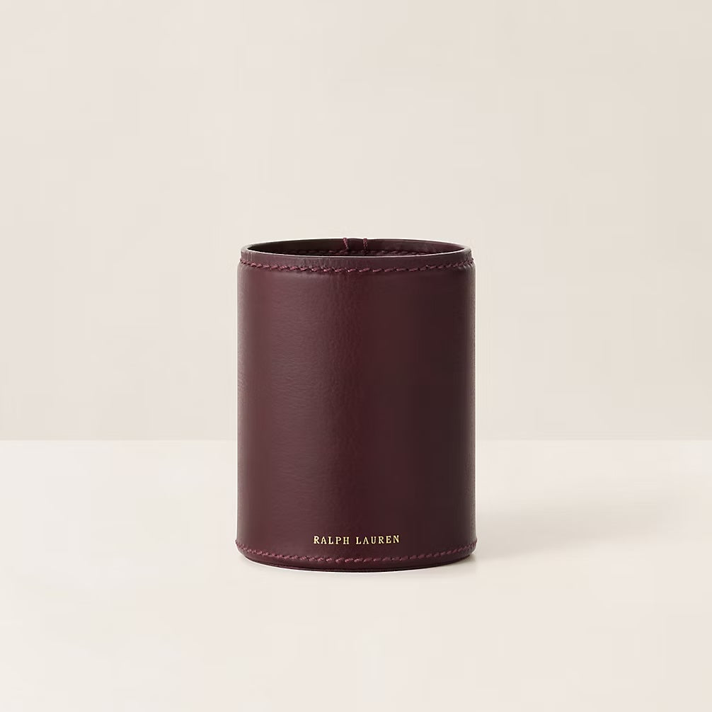 Pot à crayons Brennan Cuir Burgundy