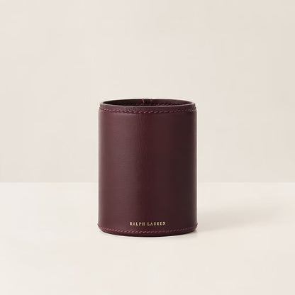 Pot à crayons Brennan Cuir Burgundy