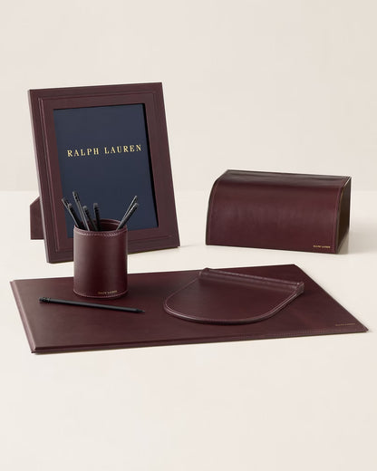 Ecritoire Brennan Cuir Burgundy
