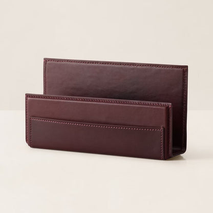 Porte-lettres Brennan Cuir Burgundy