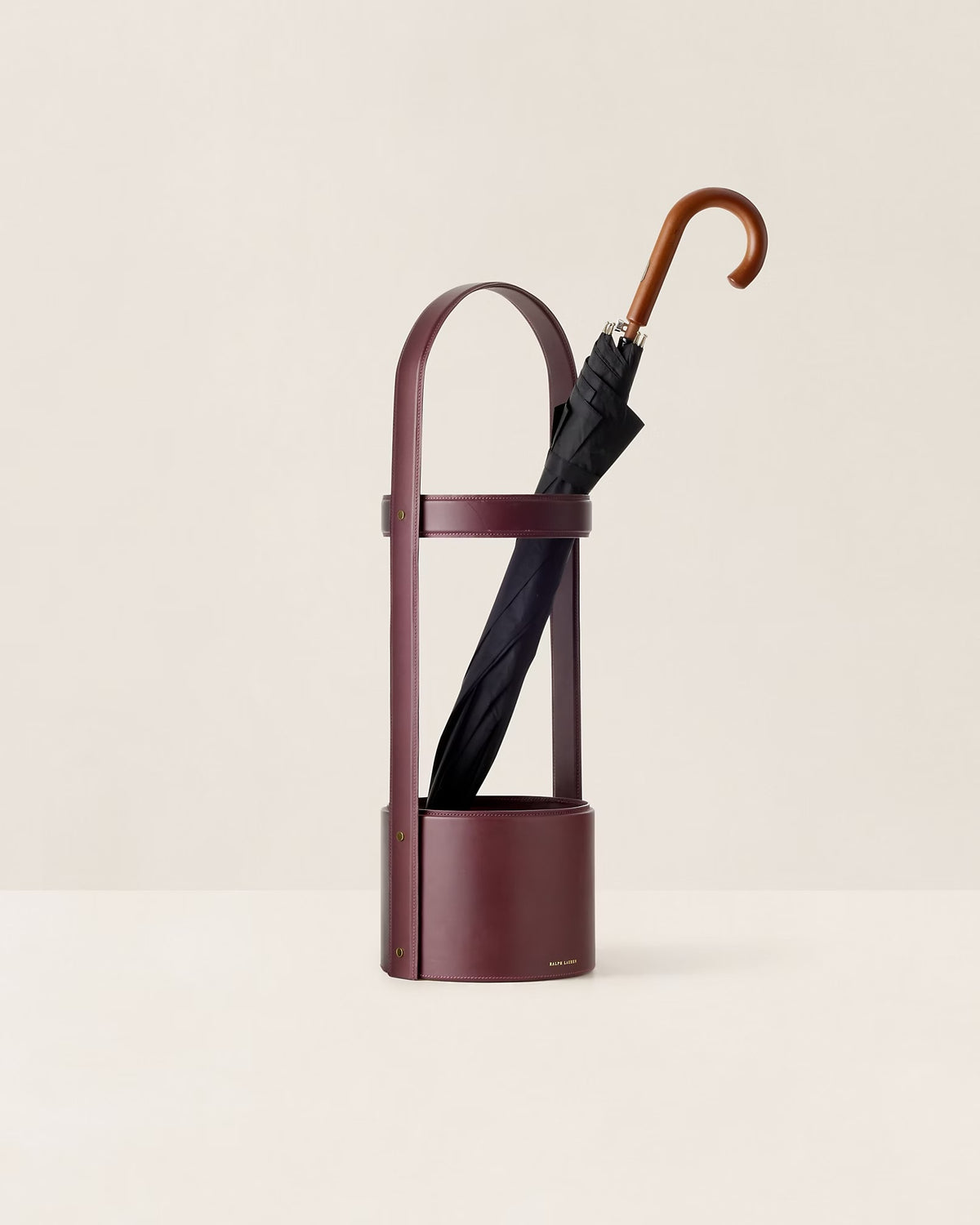 Porte-parapluie Brennan Cuir Burgundy