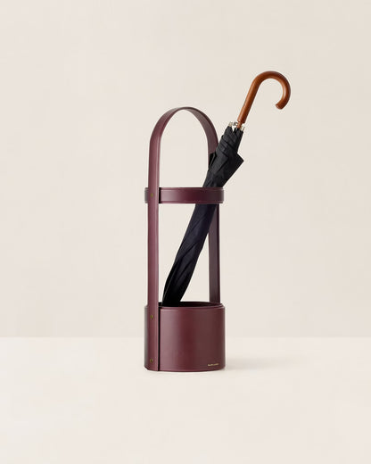 Porte-parapluie Brennan Cuir Burgundy