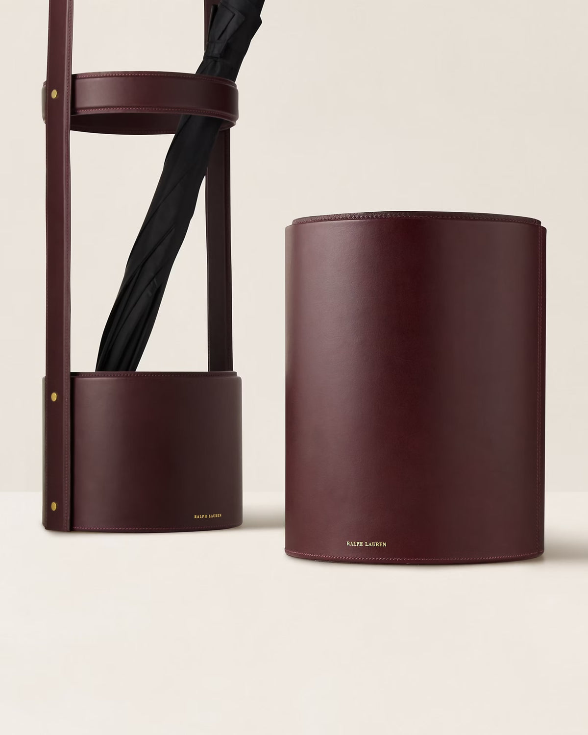 Porte-parapluie Brennan Cuir Burgundy