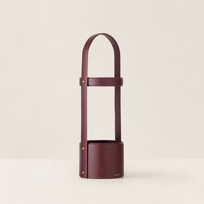 Porte-parapluie Brennan Cuir Burgundy