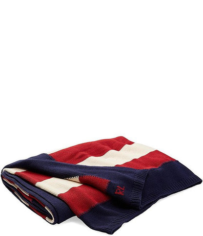 RL flag cotton blanket