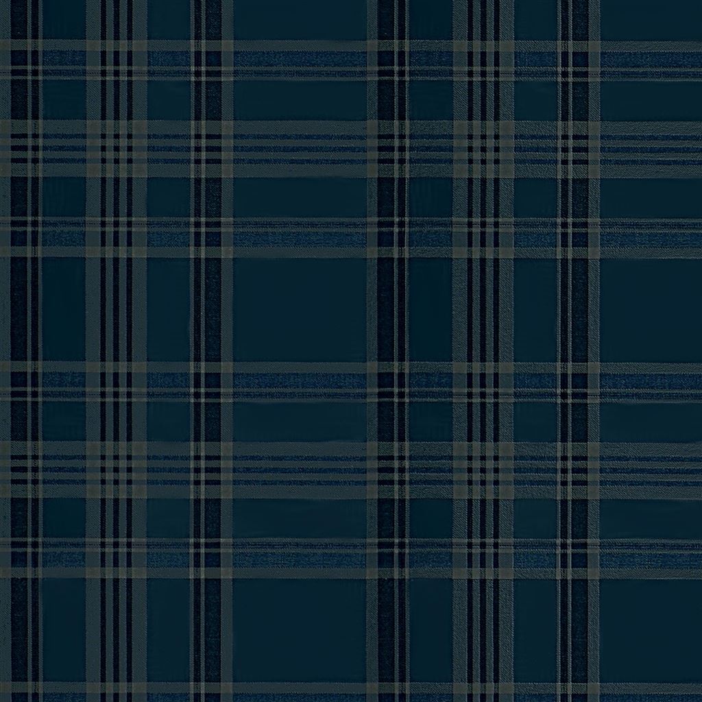 Deerpath Trail Plaid Indigo