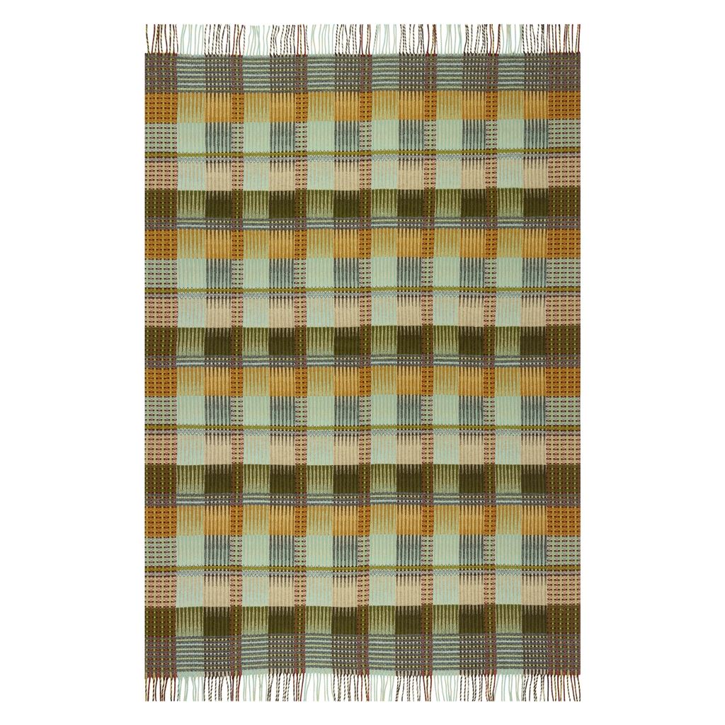 Plaid Tasara Ochre Woven