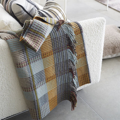 Plaid Tasara Ocher Woven