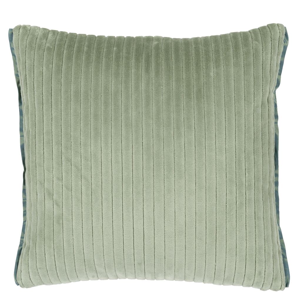 DG Cassia Cord Antique Jade Velvet Cushion