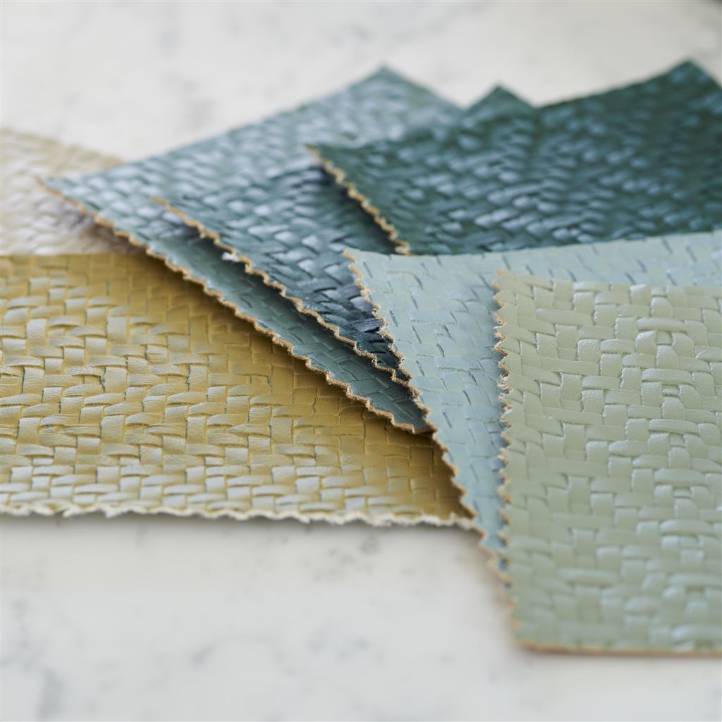 Matara Tessere Celadon Fabric