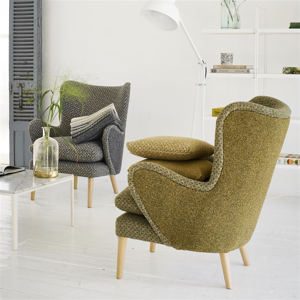 Kinmel Fabric Retro Olive