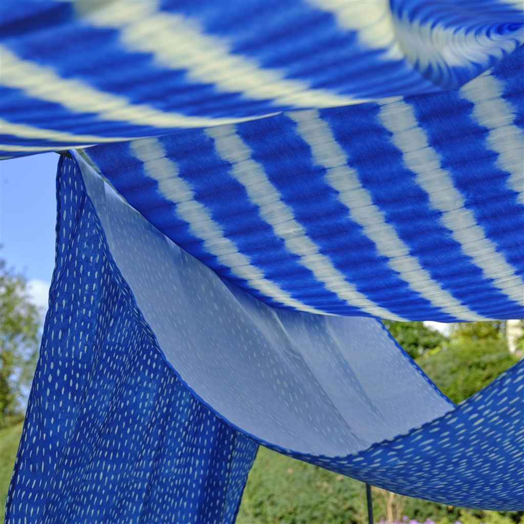 Savine Outdoor Cobalt Fabric