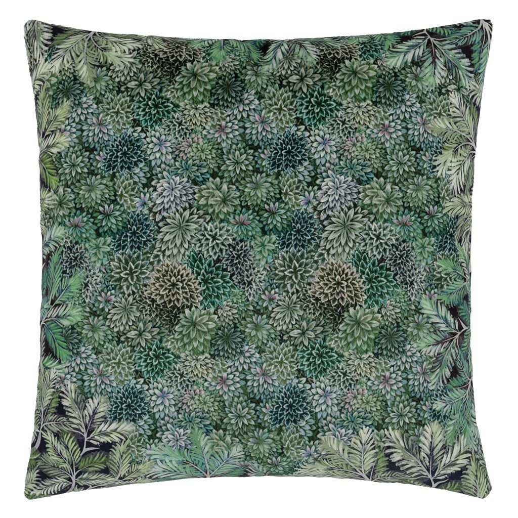 DG Madhya Azure Velvet Cushion